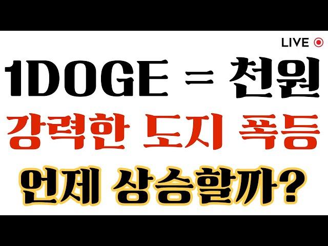 [도지코인] 1 DOGE = 1,000원 강력한 폭등은 과연 언제쯤 나올 수 있을까? #도지코인목표가 #도지코인전망 #도지코인