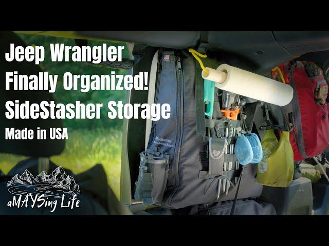 Maximize Your Jeep's Storage Space with SideStasher™ Bag System - JLU and JKU Organization at last!