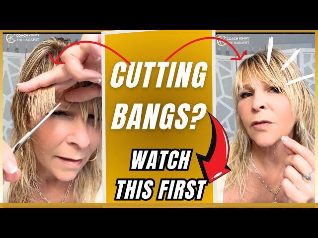 Cutting Your Own Bangs? WATCH THIS FIRST