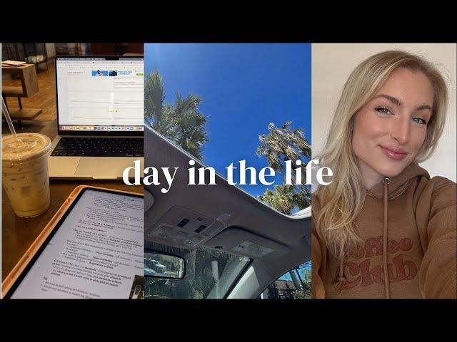 DAY IN THE LIFE OF A NEW GRAD NURSE | nclex study with me