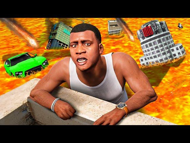 GTA 5 aber jede MINUTE steigt die LAVA!!