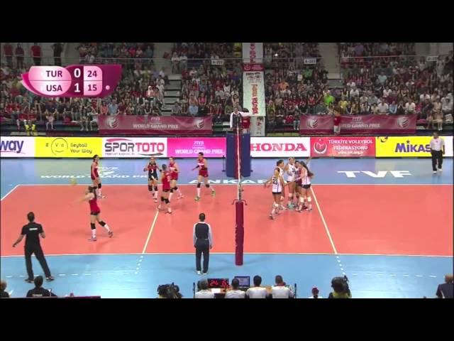 FIVB World Grand Prix 2015 USA vs Turkey