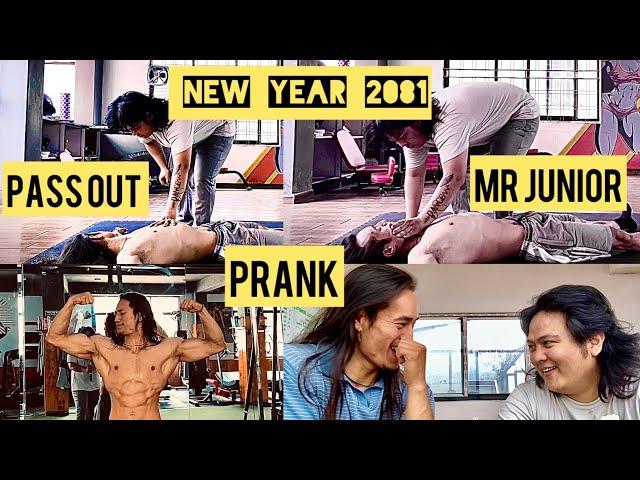 Happy new year 2081/ Pranking Junior / 2081 reps Challenge️ @SANDESHJUNGTHAKURI