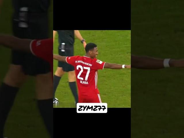 Alaba's last goal for Bayern Munich