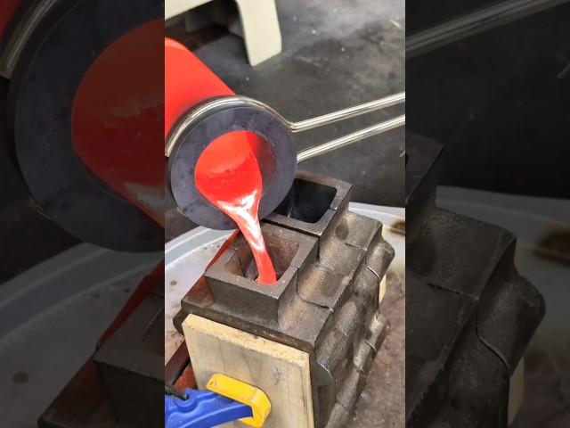 Metal Casting At Home #heinrichsmade #aluminumcasting #metalcasting