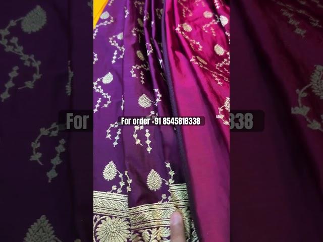 Banarasi Katan satan silk saree ||