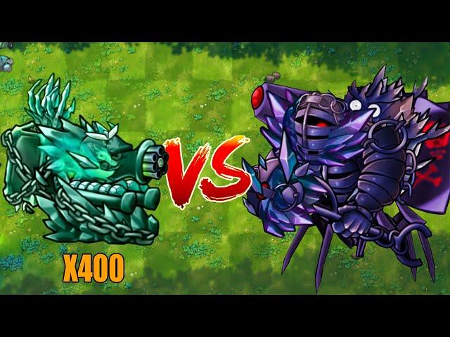 PVZ 1 Fusion 2.3 Challenge!! 400 Plants Fusion VS 400 Obsidian Gargantuar - Who Will Win?