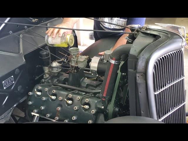 1935 Ford Flathead V8 First Start