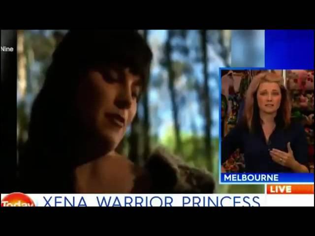 Lucy Lawless aka Xena is loving new action scenes