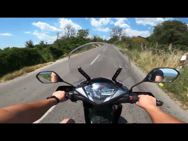 SHINERAY CUB 50cc 2024 motobike pov drive (review) part2