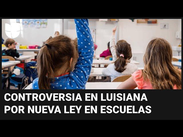 Nueva ley de Luisiana obliga a exhibir los Diez Mandamientos en aulas de clase