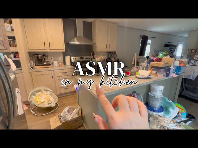 ASMR in my new single wide trailers kitchen 