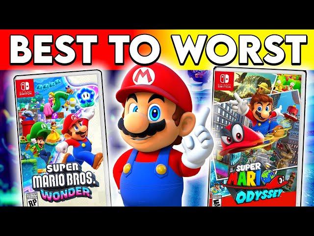 Ranking EVERY Single Mario Game On Switch! (2023 Edition)