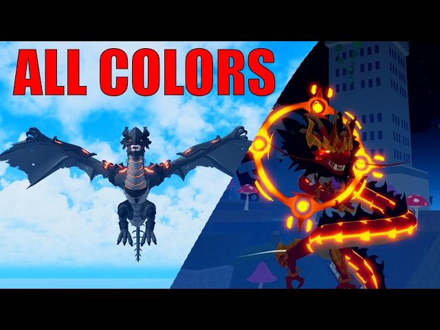 All Dragon Color Showcase