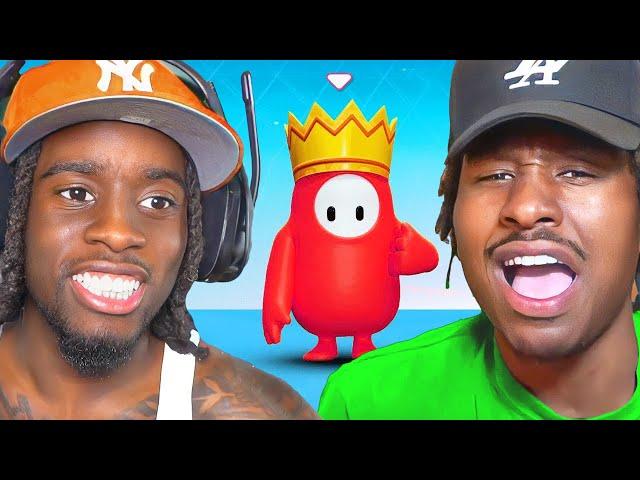 Kai Cenat & Duke Dennis Play Fall Guys! (so funny)