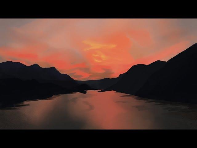 Speedpaint - Sunset Landscape Study