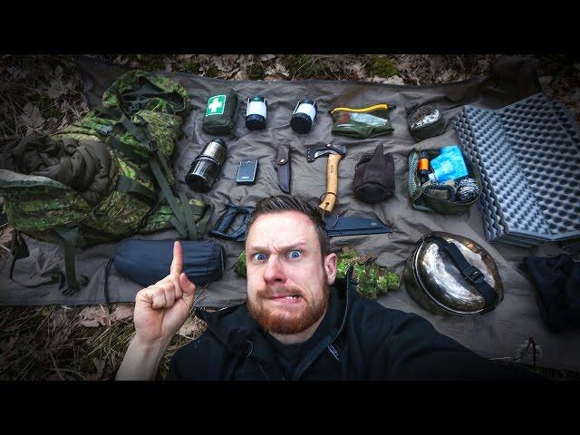 BUSHCRAFT SURVIVAL: Backpack Loadout Gear for Overnighter | Fritz Meinecke