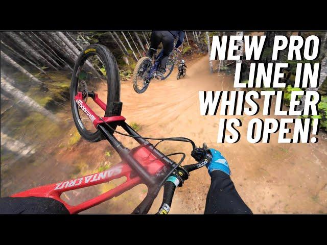 Whistler Bike Park Has A New Pro Only Line!