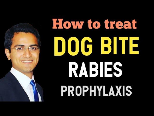 Dog Bite (Rabies Virus) Emergency Treatment, Rabies Symptoms,Post-Exposure Prophylaxis Vaccine USMLE