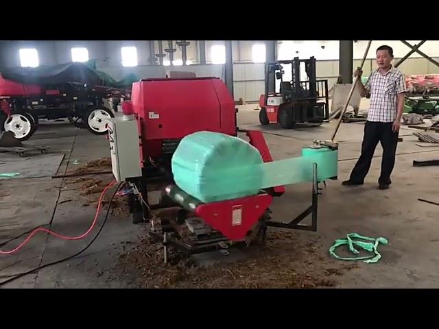 Factory supplier hay wrapping mini round silage baler machine