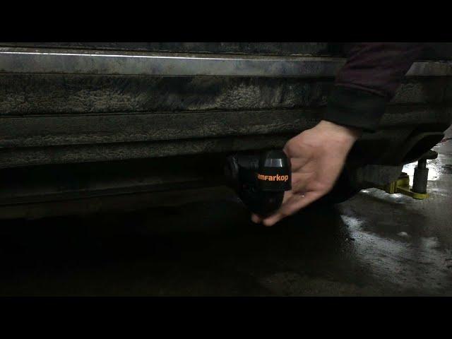 Electric folding tow bar Volkswagen Touareg NF Электрический складной фаркоп Volkswagen Touareg NF