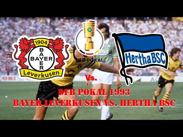 DFB Pokal 1993 - Bayer Leverkusen vs. Hertha BSC