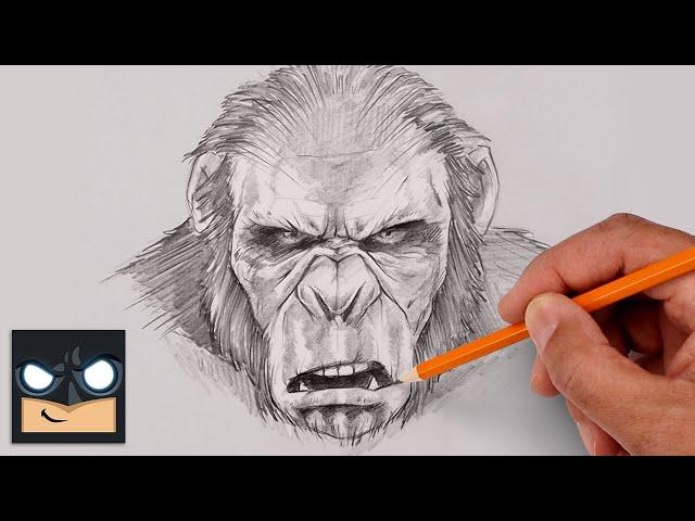 How To Draw Koba | Planet of the Apes