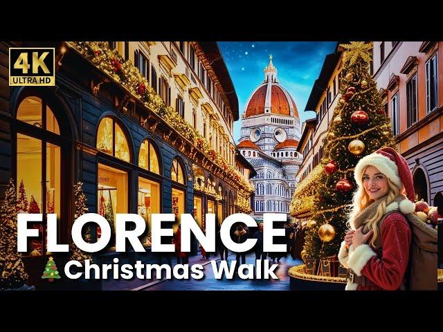  Walking CHRISTMAS in FLORENCE Italy Like a local!