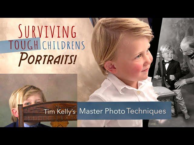 Surviving Children's Studio Portraits. Behind the Scenes of Two-Year-Old Fletcher's First Session.