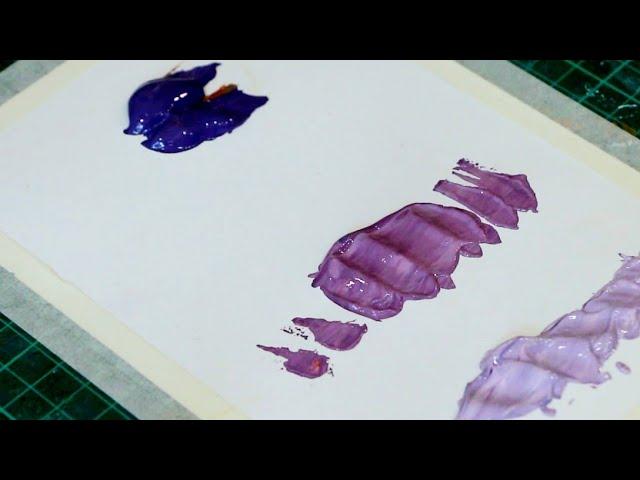 یکی از تکنیک های محو کردن اکرولیک / acrylic painting tutorial