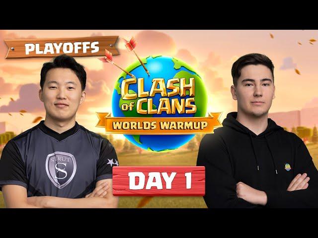 Worlds Warmup Playoffs Day 1 | Clash of Clans | #ClashWorlds