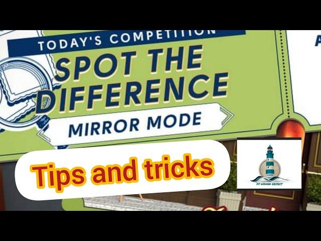 How to play MIRROR MODE on June's Journey | Tip & Tricks | Spot The Difference competition |