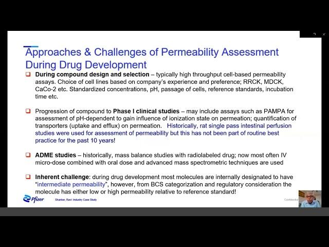 Drug Permeability: Best Practices for BCS-based Biowaivers (December 6, 2021)