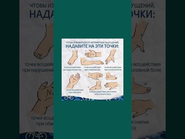 Биологически активные точки на теле #точки #здоровье  #полезнознать #полезныесоветы