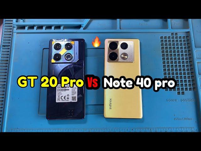 infinix gt 20 pro vs infinix note 40 pro speed test