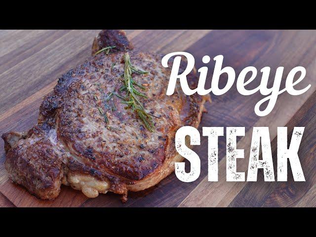 Ribeye Steak Recipe Cooked in Cast Iron & Oven