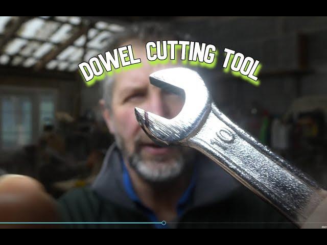 10 min. great gift or easy craft sale...spanner - dowel cutting tool - Wood Turning