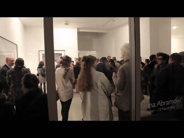 Marina Ambramović, Lisson Gallery, Private View 12 October 2010