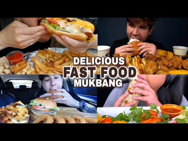 Asmr Delicious Fast Food Eating Mukbang Compilation 