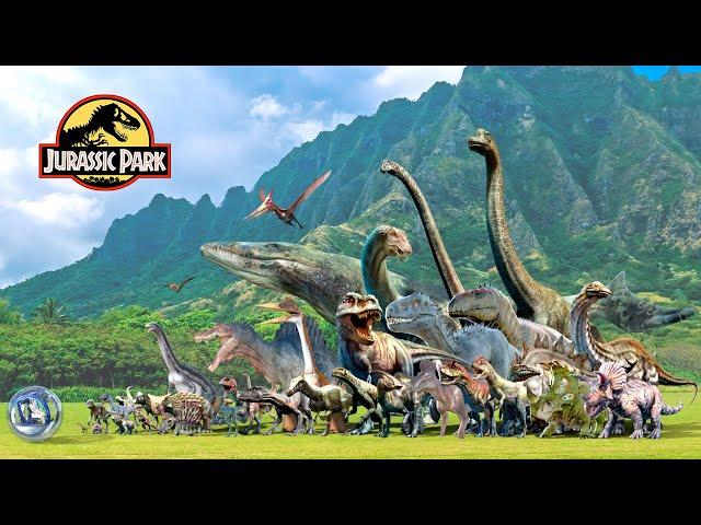 Dinosaur Size Comparison | The Dinosaurs from Jurassic Park and Jurassic World