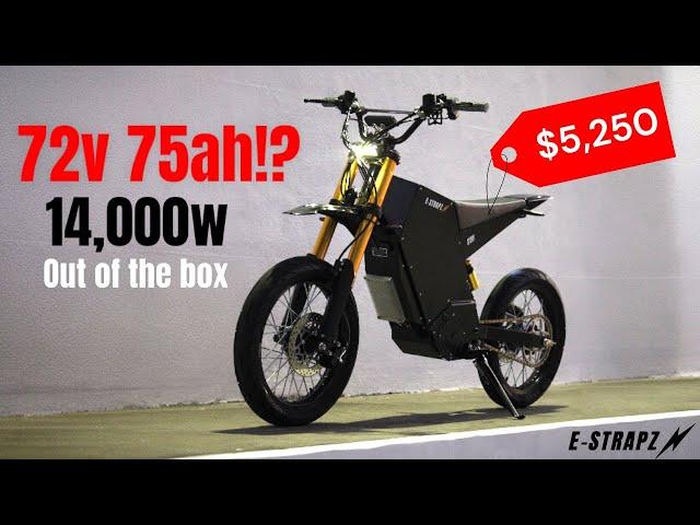 This New E-MOTO is INSANE | Top Speed test + Unboxing | E-STRAPZ SB STORM