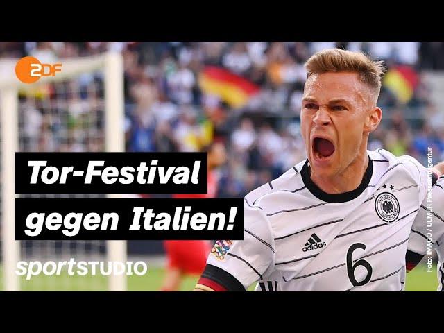 Deutschland – Italien Highlights | UEFA Nations League, 4. Spieltag 2022/23 | sportstudio