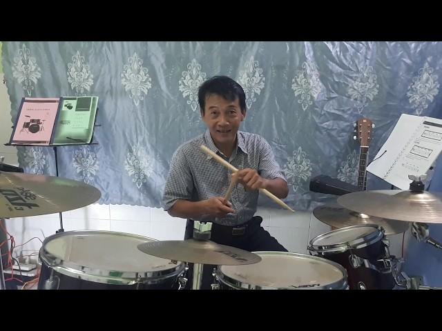 Tập trống Jazz Cha Cha Cha cơ bản - Trung Drum, bài 8