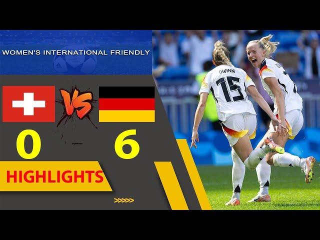 Switzerland vs Germany Highlights & All Goals | Women International Friendly | 30.11.2024