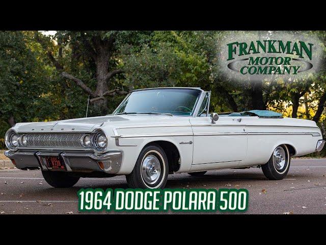 Smooth Running 1964 Dodge Polara 500 Convertible - Frankman Motor Company - Walk Around & Driving