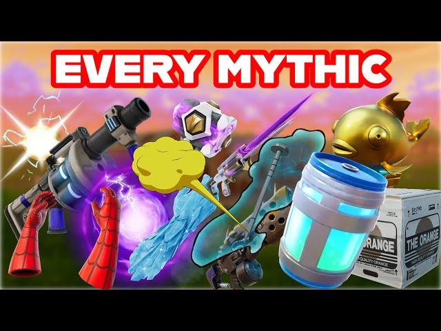 Ranking EVERY MYTHIC In FORTNITE HISTORY From WORST To BEST (10k Sub Special)