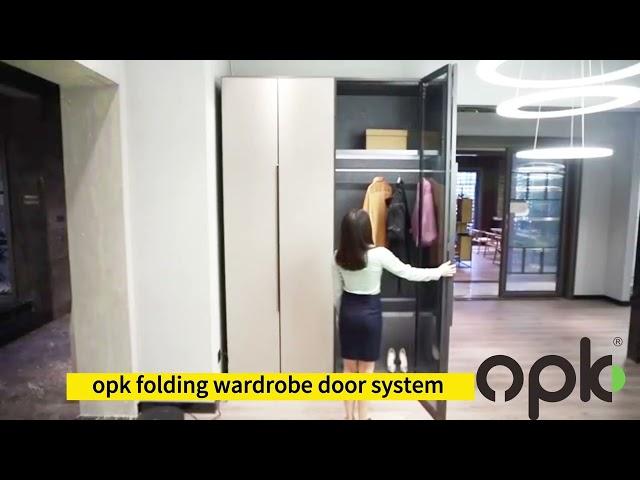 opk folding wardrobe door system