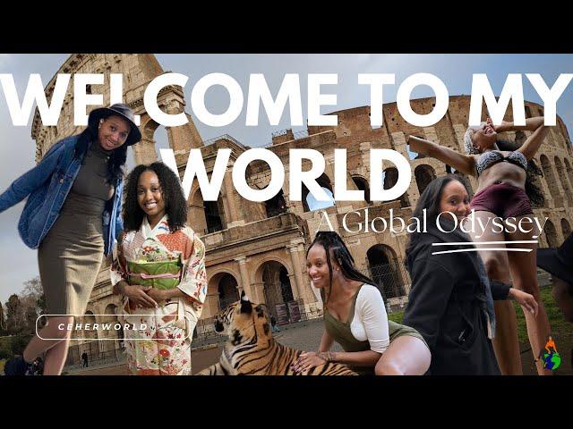 Welcome to my world : A Global Odyssey - Join Me on the Ultimate Travel Adventures! ️ #CeHerWorld