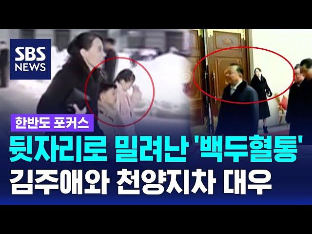 귀빈석에도 못 앉은 김여정 자녀…김주애와 천양지차 / SBS / 한반도 포커스