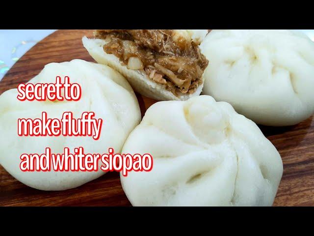Chicken Asado Siopao/secrect to make fluffy and whiter siopao